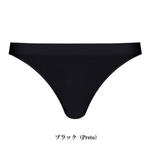 ショーツ 下着 パンツ ビキニ レディースショーツ 美尻 ブラジリアンカット　Lサイズ　ブラック(Preto) 40500