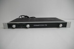 Crown クラウン D75A Power Amplifier パワーアンプ (2830540)