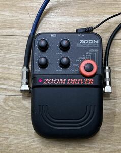  ZOOM DRIVER 5000 overdrive distortion オーバードライブ　ディストーション・ノイズ・リダクション　プリセット 日本語マニュアル付属 