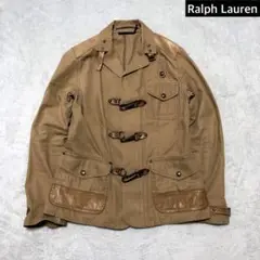 Ralph Lauren レザー切り替え ファイヤーマンジャケット サファリ