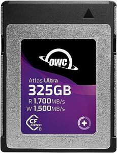 OWC Atlas Ultra 325GB 高性能 CFexpress Type B メモリーカード 正規輸入品 最大1500MB/s の書き込み速度　定価63000円