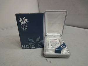 【未使用】未開封 Zippo ジッポー NAGANO 1998 No.0133 エンブレム 長野オリンピック記念 公式ライセンス商品 限定品