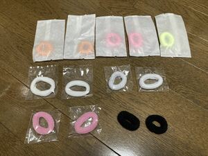 ヘアゴム　カラーゴム　未使用　未開封もあり:まとめて13個　ヘアアクセサリー:送料　140円