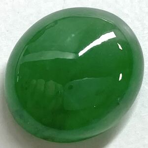 (天然本翡翠7.716ct)m 約12.8×11.1mm ルース 裸石 宝石 ジュエリー jade jadeite ジェダイト EB0/EB0 K
