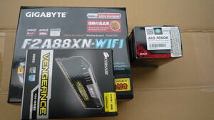 Mini ITXマザー 　Gigabyte F2A88XN-WIFI ＋ AMD A10-7850K ＋ Corsair DDR3 2400MHZ 4G 2枚　