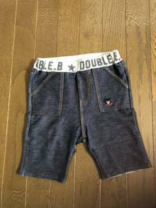 DOUBLE.B ミキハウス ショートパンツ　サイズ80