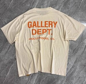 Gallery Dept ギャラリーデプト Tシャツ 半袖 トップス メンズ レディース ストリート サンマー ベージュXL