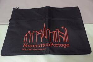 新品 未使用 マンハッタンポーテージ Manhattan Portage クラッチバッグ タブレットケース 多目的ポーチ オフィシャル非売品 雑誌付録品