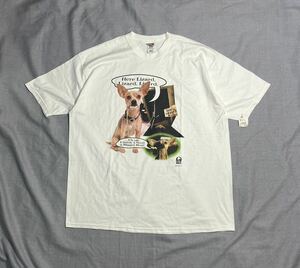 デッドストック 90s tacobell チワワ Tシャツ XL ビンテージ タコベル 犬 未使用 映画 アニメ バンド