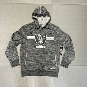 新品未使用 NFL RAIDERS レイダース スウェットパーカー メンズUSサイズM (日本サイズL) プルオーバー フーディ