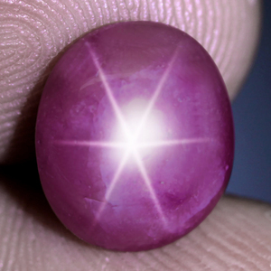 【天然大粒スタールビールース 7.77ct:3693】非加熱 タンザニア産 Natural 6Rays Star Ruby 裸石 鉱物 宝石 コランダム jewelry Tanzania