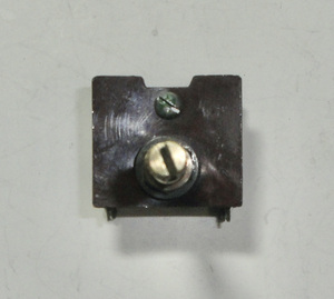 真空管ラジオ　　電源スイッチ　回転タイプ　(2連です) 　軸長　古い　電子工作
