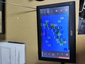 箱、取説あり　　　中古品　ポータブルナビ　azur PNX-D76