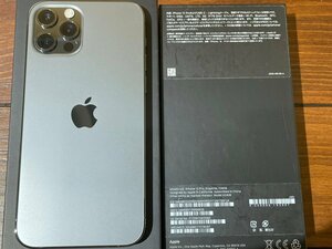 国内版SIMフリー Apple iPhone12Pro 128GB グラファイト MGM53J/A A2406 元箱有り 送料無料 美品