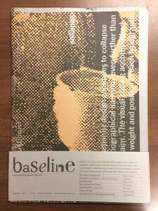 即決 レア Baseline International Typographics Journal Issue 25 Czech Designers 1998 チェコ・デザイナー・スクリプト Graphic Design