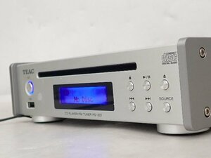 TEAC ワイドFMチューナー搭載CDプレーヤー PD-301 2020年製 ティアック ▽ 6E058-4