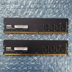 KLEVV 8GB×2枚 計16GB DDR4-2666 1.20V 中古 デスクトップ メモリ【DM-823】