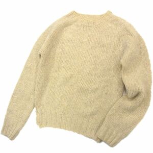 美品 定価3万円●INVERALLAN インバーアラン ニット セーター スコットランド製 アラン ウール メンズ 38 正規品 Authentic Knitwear 人気