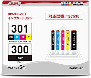 BCI-301+300/5MP インクカートリッジ キヤノン 用 対応機種：PIXUS TS7530 大容