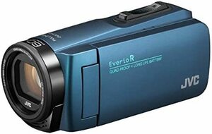 JVCKENWOOD JVC ビデオカメラ Everio R 防水 防塵 32GB内蔵メモリー ネイビ(中古品)