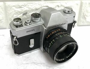 mamiya/sekor マミヤ 1000 DTL 一眼レフ フイルムカメラ AUTO SX 1:2 f=50mm レンズ シャッターOK fah 4S161