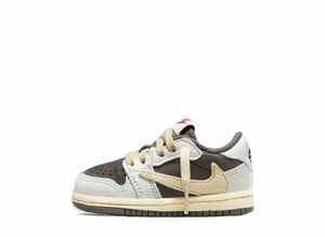 Travis Scott x Nike TD Air Jordan 1 Low "Reverse Mocha/Sail and Ridgerock" 9cm DO5441-162