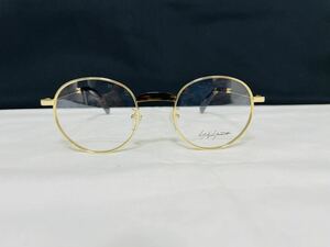 Yohji Yamamoto ヨウジ ヤマモト 眼鏡フレーム YY1302 127 伊達眼鏡 未使用 美品 人気 ゴールド ラウンド
