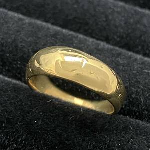 新品仕上済み 純金 デザイン リング K24 11.5号 6.8g 金 イエロー ゴールド 指輪 店舗受取可