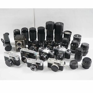 1円【ジャンク】Canon キャノン/フィルムカメラ 二眼カメラ まとめ売り/AV-1等/79