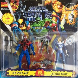 マーベル　MARVEL TEAM UP - SPIDER-MAN VS. INVISIBLE WOMAN（スパイダーマン 対 インビジブルウーマン）Toy Biz Inc. 5,000個限定生産