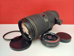 ■ SIGMA 70-200mm F2.8 EX APO 望遠 ズームレンズ カメラ 動作確認済 MINOLTA用 Aマウント TELE CONVERER 1.4x シグマ