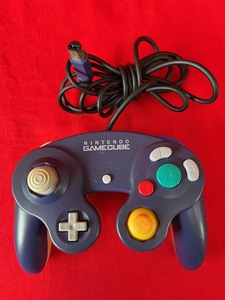 動作 ニンテンドー ゲームキューブ コントローラー DOL-003 ブルー Nintendo GameCube 希少品