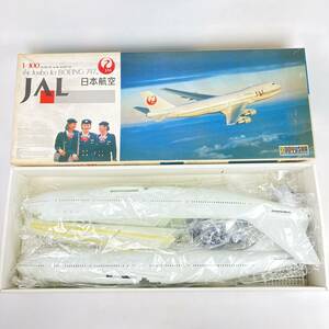 童友社 1/100 JAL 日本航空 ボーイング 747 ジャンボ プラモデル 手付品