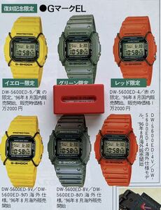 CASIO G-SHOCK DW-5600ED-4 遊環 レッドスピード