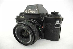 ▼ Canon キャノン NEW F-1 フィルム一眼レフ FD 28mm 1:2.8 中古 現状品 240208T3474