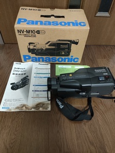 【動作未確認・美品】 Panasonic パナソニック NV-M10 ビデオカメラ バッテリー VW-VBC5 付き