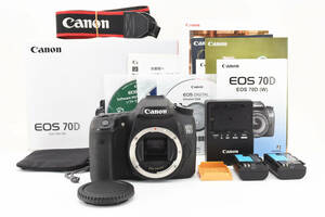 キャノン Canon EOS 70D ボディ デジタル一眼レフカメラ 元箱付き 【現状品】 #5357
