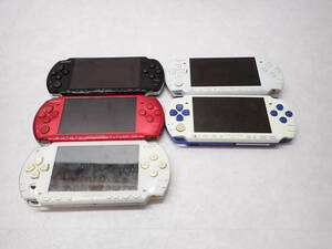166【ジャンク】SONY PSP PSP-3000 PSP-1000 本体 5台まとめ