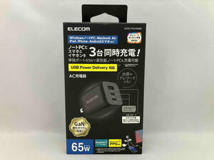 【未開封】 ELECOM ACDC-PD4465BK AC充電器 USB Type-C テレワーク