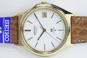自動巻最後最高級品☆1970年製SEIKO グランドセイコー ハイビート 5645-7010 GSメダリオン自動巻紳士腕時計　CAP GOLD高級モデル　国産名機