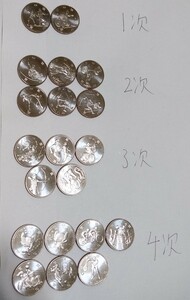 東京オリンピック　100円　記念硬貨　20種　１次ー4次