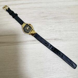 DIESEL ディーゼル 腕時計 ウォッチ DZ-5226 レディース ゴールド 文字盤 ブラック レザー 革 ベルト ブランド 現状 オススメ