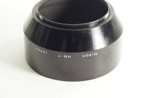 影SG【キレイ 送料無料】NIKON HN-7 85mm F1.8 85mm F2 80-200mm F4.5 ニコン レンズフード HN-7