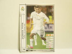 WCCF 2015-2016 EXTRA 白 マテオ・コバチッチ　Mateo Kovacic 1994 Croatia　Real Madrid CF Spain 15-16 公式バインダー付録 Extra Card