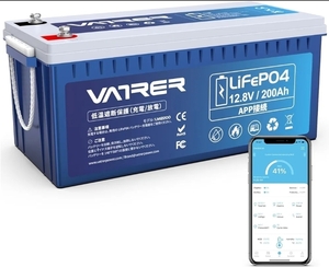 VATRER POWER 12V 200Ah リン酸鉄リチウムイオンバッテリー Bluetooth機能付き　未使用　未開封