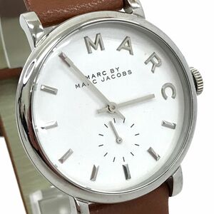 Marc by Marc Jacobs マークバイマークジェイコブス 腕時計 MBM1265 クオーツ ラウンド シルバー おしゃれ アナログ シンプル 箱付き