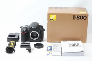 ◆超極上美品◆ニコン NIKON D800 ボディ 付属品満載 元箱 デジタル一眼レフカメラ◇M44256