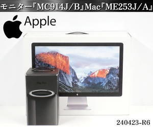 【送料別.現状渡し品】★Apple アップル 27インチ モニター MC914J/B Mac Pro Late 2013 ME253J/A キーボード マウス PC:240423-R6