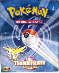 希少品　ポケモンカード　サンダーストーム　ギフトボックス　GIFT BOX Thunderstorm US POKEMON CARD GIFT BOX 未使用