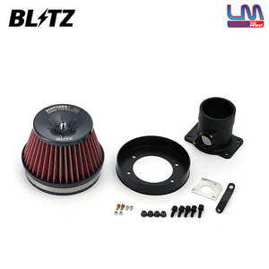 BLITZ ブリッツ サスパワー コアタイプLM レッド エアクリーナー レクサス IS250 GSE20 GSE25 H17.9～H20.9 4GR-FSE